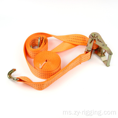 Tali ratchet dengan double j cangkuk tali leher